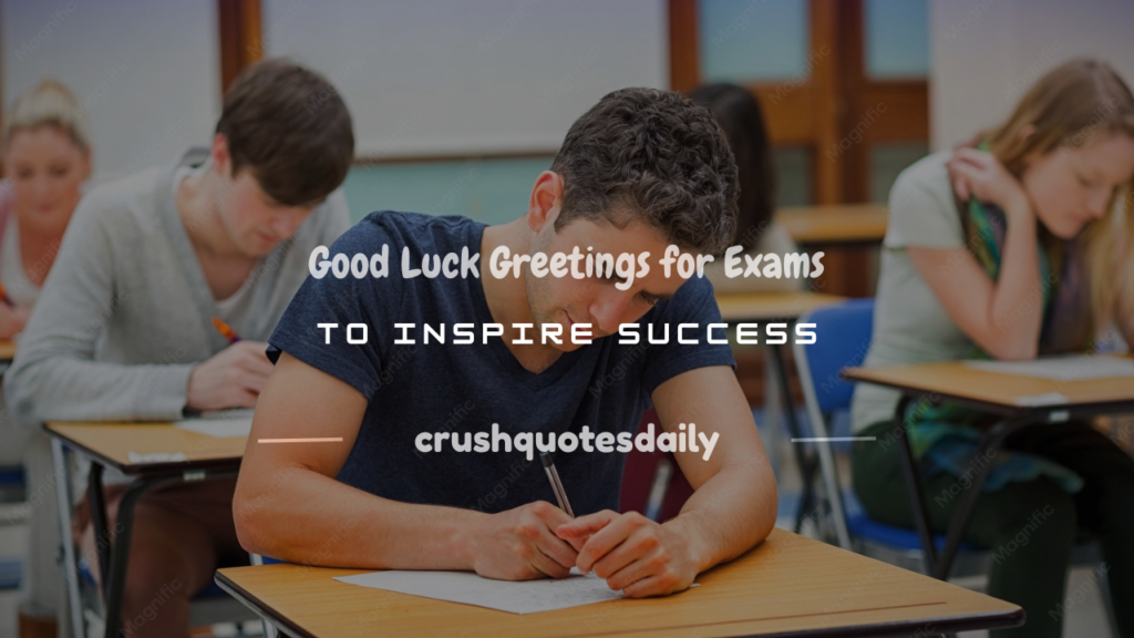 good luck greetings for exams
