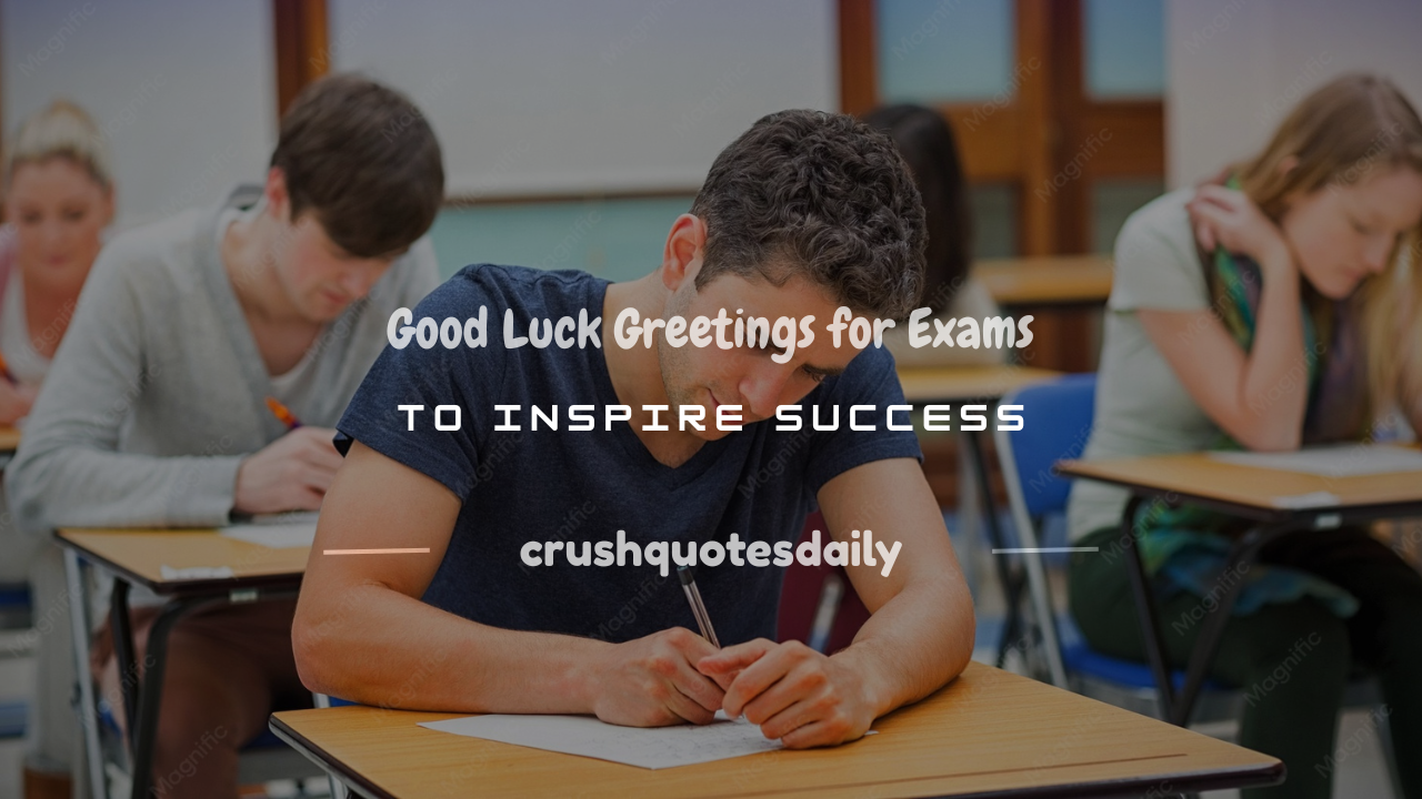 good luck greetings for exams